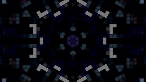 Abstract background stripes and with shining light dots.Animation with circles Video stock 309392797