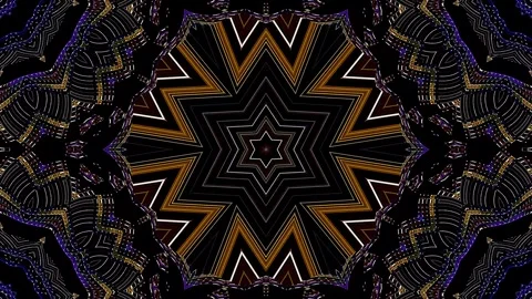 Abstract background stripes and with shining light dots.Animation with circles 스톡 동영상 309884776