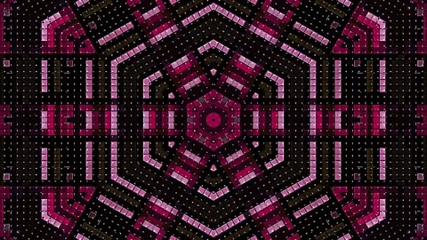 Abstract background stripes and with shining light dots.Animation with circles Stock-Footage 310061759