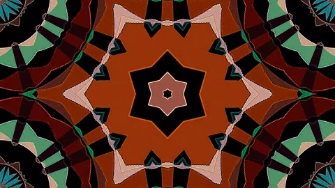 Abstract background stripes and with shining light dots.Animation with circles Stock-Footage 310267843