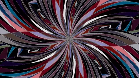 Abstract background stripes and with shining light dots.Animation with circles Video stock 310268238