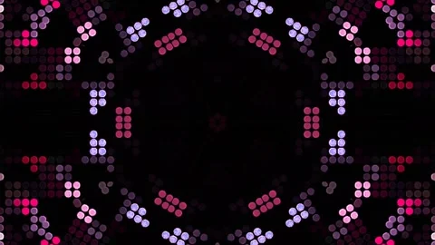 Abstract background stripes and with shining light dots.Animation with circles Video stock 310331235