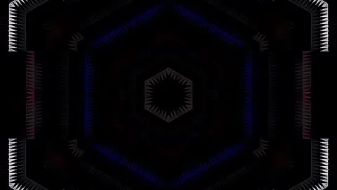 Abstract background stripes and with shining light dots.Animation with circles Video stock 310808099