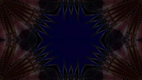 Abstract background stripes and with shining light dots.Animation with circles Stock-Footage 311337093