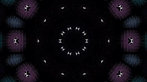 Abstract background stripes and with shining light dots.Animation with circles Stock-Footage 312008806