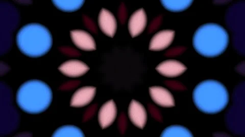 Abstract background stripes and with shining light dots.Animation with circles Video stock 321012388