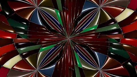 Abstract background stripes and with shining light dots.Animation with circles 動画素材 322016070