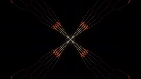 Abstract background stripes and with shining light dots.Animation with circles 動画素材 322064179
