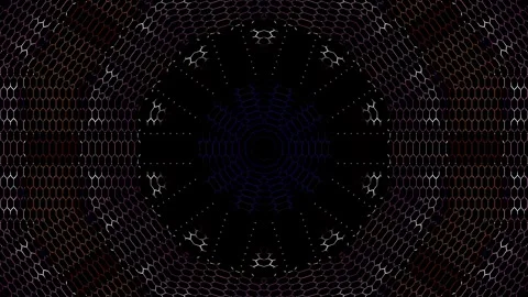 Abstract background stripes and with shining light dots.Animation with circles 動画素材 322064301