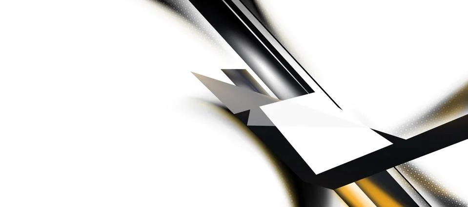 Abstract background. Stripes composition minimal technology business shapes. Stock Illustration