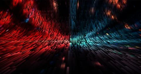 Abstract background with stripes of different colors and gradients. Particl.. Stock Illustration