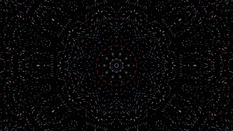 Abstract background stripes with shining light dots. Animation with circles Video stock 229930656