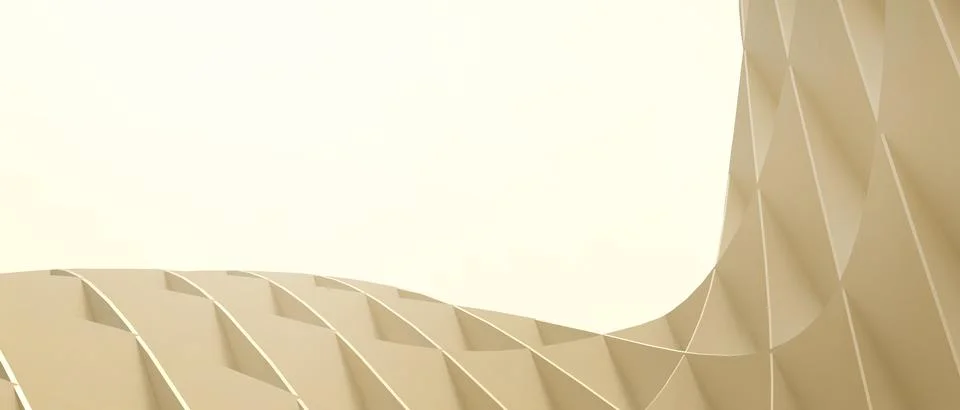 Abstract Background. structure architecture folding and Geometric on Yellow Stock Illustration