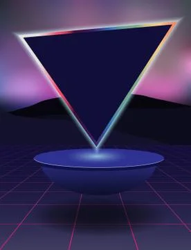 Abstract background in the style of the eighties. Illustrazione stock