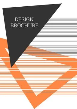 Abstract background in the style of Memphis. Geometric cover design. Fashiona Stock Illustration