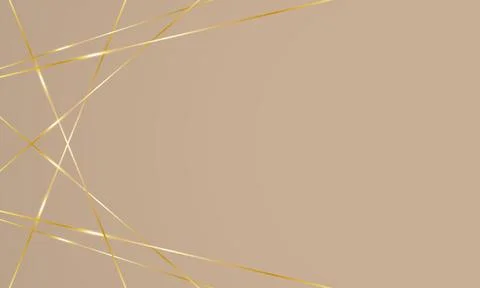 Abstract background stylish low poly golden lines lovely background design, empt Stock Illustration