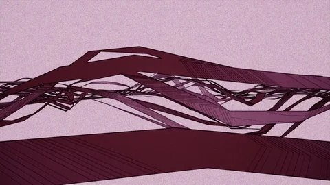 Abstract Background stylized Geometric Waves 13 Stock Footage 111273272