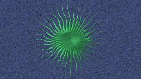 Abstract Background Stylized Psychedelic Star 14 Stock-Footage 91240614