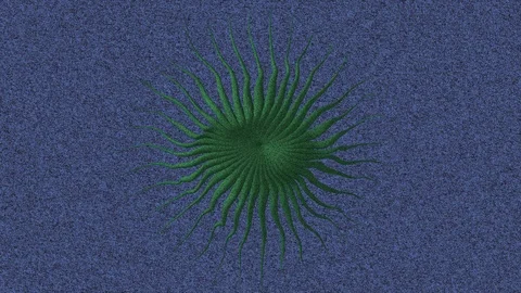 Abstract Background Stylized Psychedelic Star 13 Stock Footage 91240691