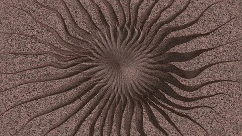 Abstract Background Stylized Psychedelic Star 19 Stock Footage 91241651