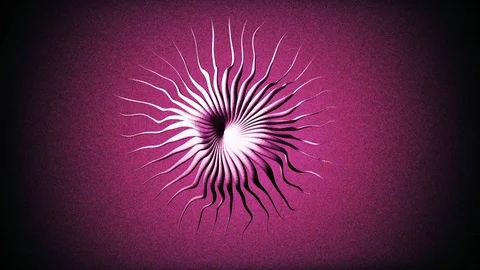 Abstract Background Stylized Psychedelic Star 9 스톡 동영상 91242429