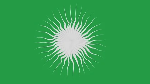 Abstract Background Stylized Psychedelic Star 3 Stock Footage 91242457