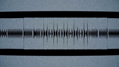 Abstract Background Stylized Waveform 6 Stock Footage 89246215