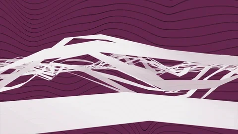 Abstract Background Stylizesd Geometric Waves 6 Video stock 111234104