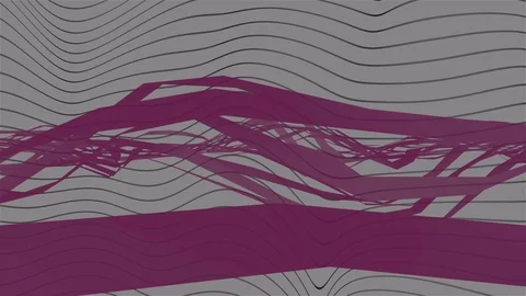 Abstract Background Stylizesd Geometric Waves 8 Stock Footage 111234167