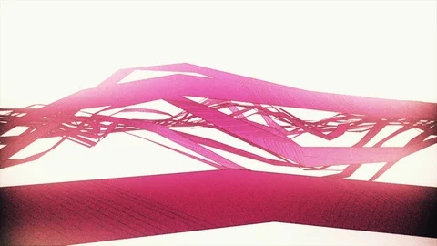 Abstract Background Stylizesd Geometric Waves 12 Stock Footage 111234821