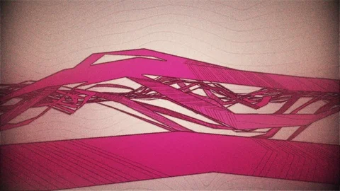 Abstract Background Stylizesd Geometric Waves 10 Stock Footage 111235476