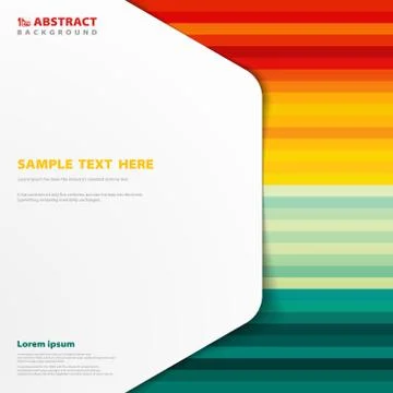 Abstract background of summer color pattern with cover copy space. Stock Illustration