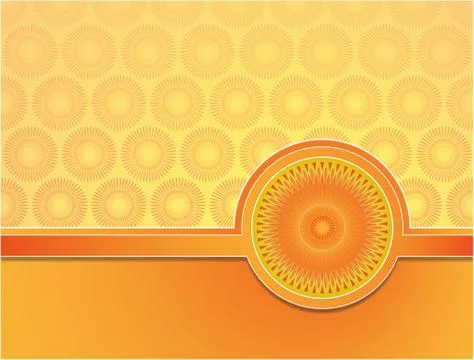 Abstract background with summer theme Stock Illustration