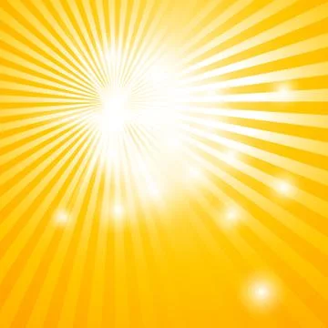 Abstract background with sun rays Stock Illustration