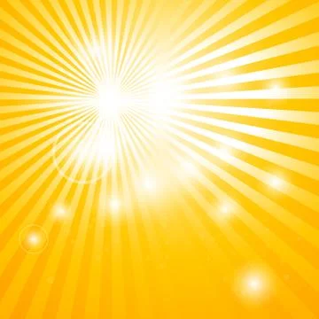 Abstract background with sun rays Stock Illustration