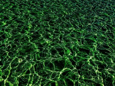 Abstract background from a surface in blue Stock Photos