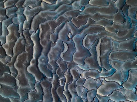 Abstract background from a surface in blue Stock Photos