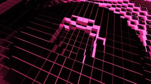 Abstract background with surface cubes Abstract background with surface cu... 写真素材