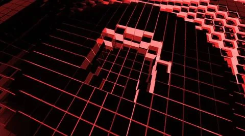 Abstract background with surface cubes Abstract background with surface cu... Stock Photos