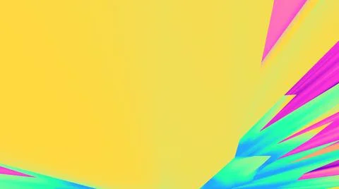 Abstract background. Surreal 3d wallpaper. Neon glow. 80s. 90s. Futuristic. Stock-Illustration