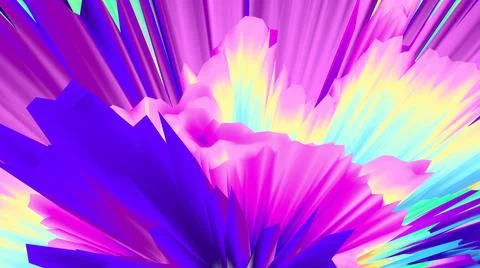Abstract background. Surreal 3d wallpaper. Neon glow. 80s. 90s. Futuristic. 스톡 일러스트