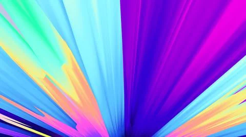 Abstract background. Surreal 3d wallpaper. Neon glow. 80s. 90s. Futuristic. Stock Illustration
