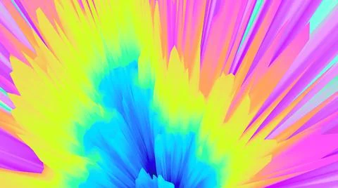 Abstract background. Surreal 3d wallpaper. Neon glow. 80s. 90s. Futuristic. Stock-Illustration