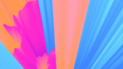Abstract background. Surreal 3d wallpaper. Neon glow. 80s. 90s. Futuristic. Stock-Illustration