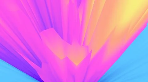 Abstract background. Surreal 3d wallpaper. Neon glow. 80s. 90s. Futuristic. Ilustração Stock