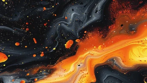 Abstract background with swirling patterns and fluid shapes in earthy tones 動画素材 283231871