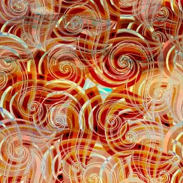 Abstract background with swirls Stock Illustration