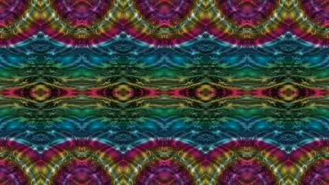 Abstract background with symmetric patterns in different colors. Stock Illustration