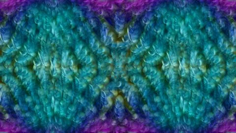 Abstract background with symmetric patterns in different colors. Illustrazione stock