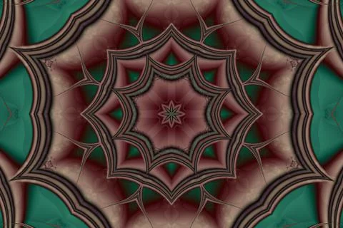 Abstract background symmetrical pattern イラスト素材